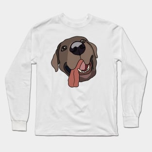 Brown Labrador Long Sleeve T-Shirt